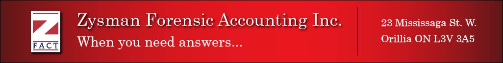 Zysman Forensic Accounting banner